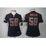 nike women nfl jerseys denver broncos #58 miller black[nike impact limited]