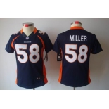 nike women nfl jerseys denver broncos #58 miller blue[nike limited]