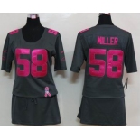 nike women nfl jerseys denver broncos #58 miller dk.grey[breast cancer awareness]