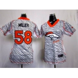 nike women nfl jerseys denver broncos #58 miller [fem fan zebra]