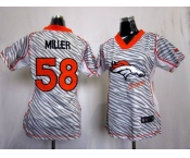 nike women nfl jerseys denver broncos #58 miller [fem fan zebra]