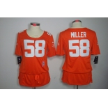 nike women nfl jerseys denver broncos #58 miller orange[breast cancer awareness]