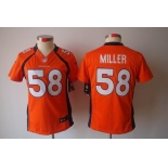 nike women nfl jerseys denver broncos #58 miller orange[nike limited]