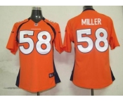 nike women nfl jerseys denver broncos #58 miller orange[nike]