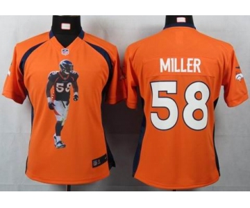 nike women nfl jerseys denver broncos #58 miller orange[portrait fashion]