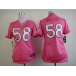 nike women nfl jerseys denver broncos #58 miller pink[nike love's]