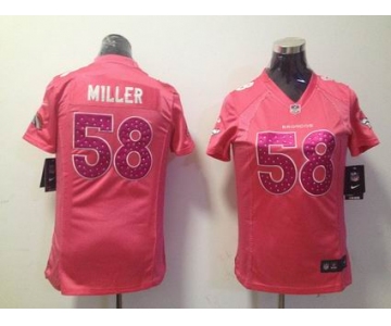 nike women nfl jerseys denver broncos #58 miller pink[nike]