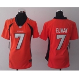 nike women nfl jerseys denver broncos #7 elway orange[new nike]