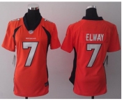 nike women nfl jerseys denver broncos #7 elway orange[new nike]