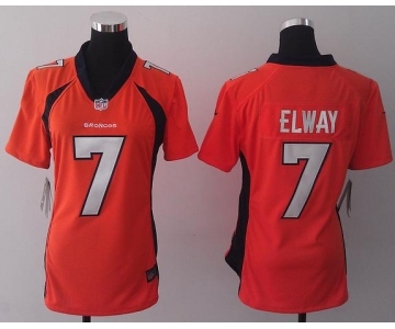 nike women nfl jerseys denver broncos #7 elway orange[new nike]