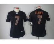 nike women nfl jerseys denver broncos #7 john elway black[nike impact limited]