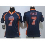 nike women nfl jerseys denver broncos #7 john elway blue[Strobe Limited]