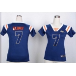 nike women nfl jerseys denver broncos #7 john elway blue[fashion Rhinestone sequins]