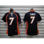 nike women nfl jerseys denver broncos #7 john elway blue[nike limited]