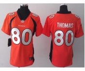 nike women nfl jerseys denver broncos #80 thomas orange[new nike]