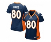 nike women nfl jerseys denver broncos #80 vernon davis blue[nike][davis]