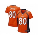 nike women nfl jerseys denver broncos #80 vernon davis orange[nike][davis]