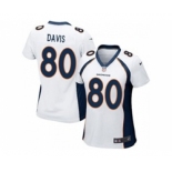 nike women nfl jerseys denver broncos #80 vernon davis white[nike][davis]