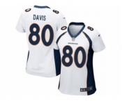 nike women nfl jerseys denver broncos #80 vernon davis white[nike][davis]