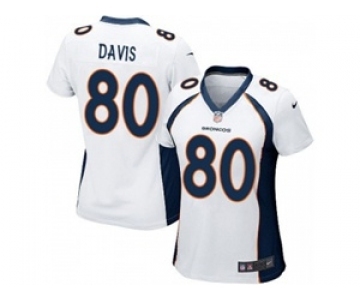 nike women nfl jerseys denver broncos #80 vernon davis white[nike][davis]