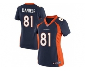 nike women nfl jerseys denver broncos #81 daniels blue[nike]