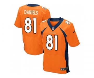 nike women nfl jerseys denver broncos #81 daniels orange[nike]