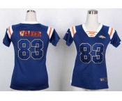 nike women nfl jerseys denver broncos #83 wes welker blue[fashion Rhinestone sequins]