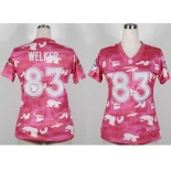 nike women nfl jerseys denver broncos #83 wes welker pink[fashion camo]