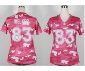 nike women nfl jerseys denver broncos #83 wes welker pink[fashion camo]