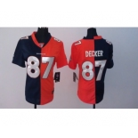 nike women nfl jerseys denver broncos #87 eric decker orange-blue[nike split]