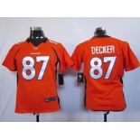 nike women nfl jerseys denver broncos #87 eric decker orange[nike]