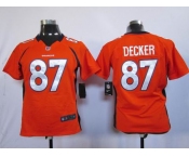 nike women nfl jerseys denver broncos #87 eric decker orange[nike]