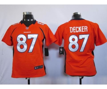 nike women nfl jerseys denver broncos #87 eric decker orange[nike]