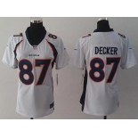 nike women nfl jerseys denver broncos #87 eric decker white[new nike]