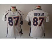 nike women nfl jerseys denver broncos #87 eric decker white[nike limited]