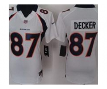 nike women nfl jerseys denver broncos #87 eric decker white[nike]