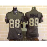 nike women nfl jerseys denver broncos #88 thomas army green[nike Limited Salute To Service]