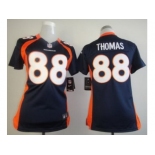 nike women nfl jerseys denver broncos #88 thomas blue[nike limited]