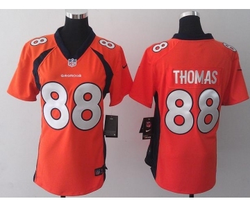 nike women nfl jerseys denver broncos #88 thomas orange[new nike]