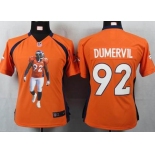 nike women nfl jerseys denver broncos #92 dumervil orange[portrait fashion]