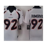 nike women nfl jerseys denver broncos #92 dumervil white[nike]