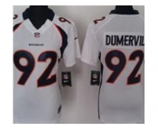 nike women nfl jerseys denver broncos #92 dumervil white[nike]