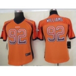 nike women nfl jerseys denver broncos #92 williams orange[williams][Elite drift fashion]