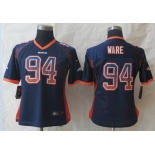 nike women nfl jerseys denver broncos #94 ware blue[Elite drift fashion]