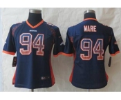 nike women nfl jerseys denver broncos #94 ware blue[Elite drift fashion]