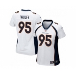 nike women nfl jerseys denver broncos #95 wolfe white[nike]