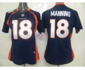 nike womennfl jerseys denver broncos #18 manning blue[nike]