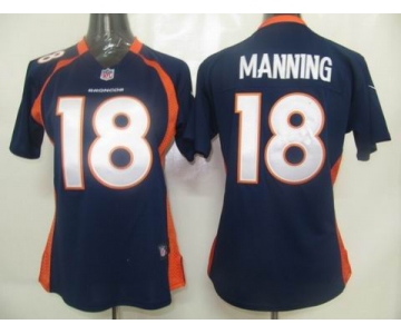 nike womennfl jerseys denver broncos #18 manning blue[nike]