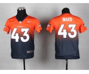 nike youth nfl jerseys denver broncos #43 ward orange-blue[nike drift fashion][second version]