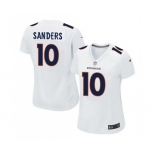 women nike nfl jerseys denver broncos #10 sanders white[new game][sanders]